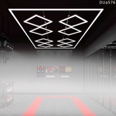 LED осветление за таван на гараж с триъгълници – DUa576